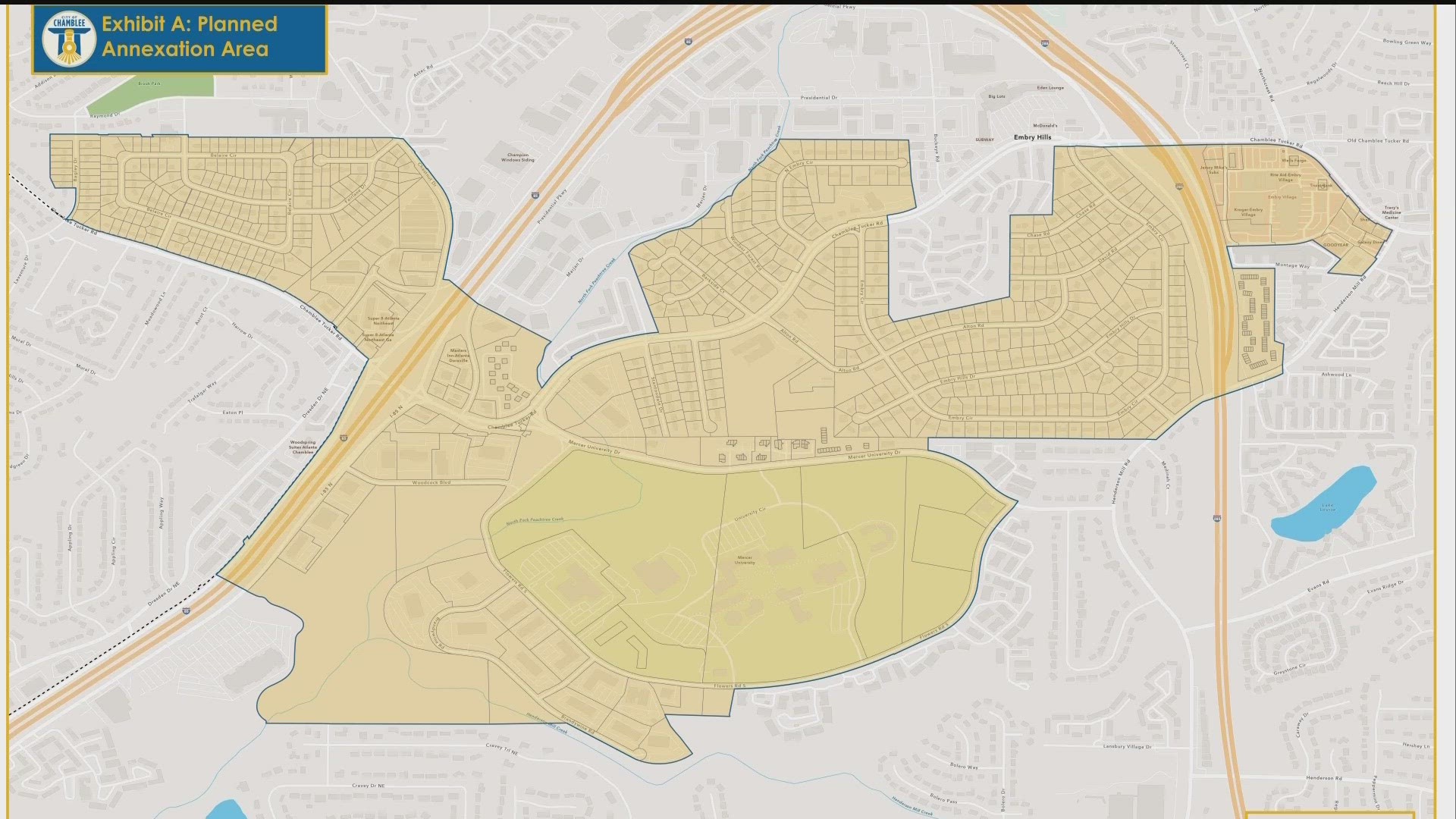 City leaders held a special meeting on Tuesday to accept the application and petition for annexation of several surrounding communities.