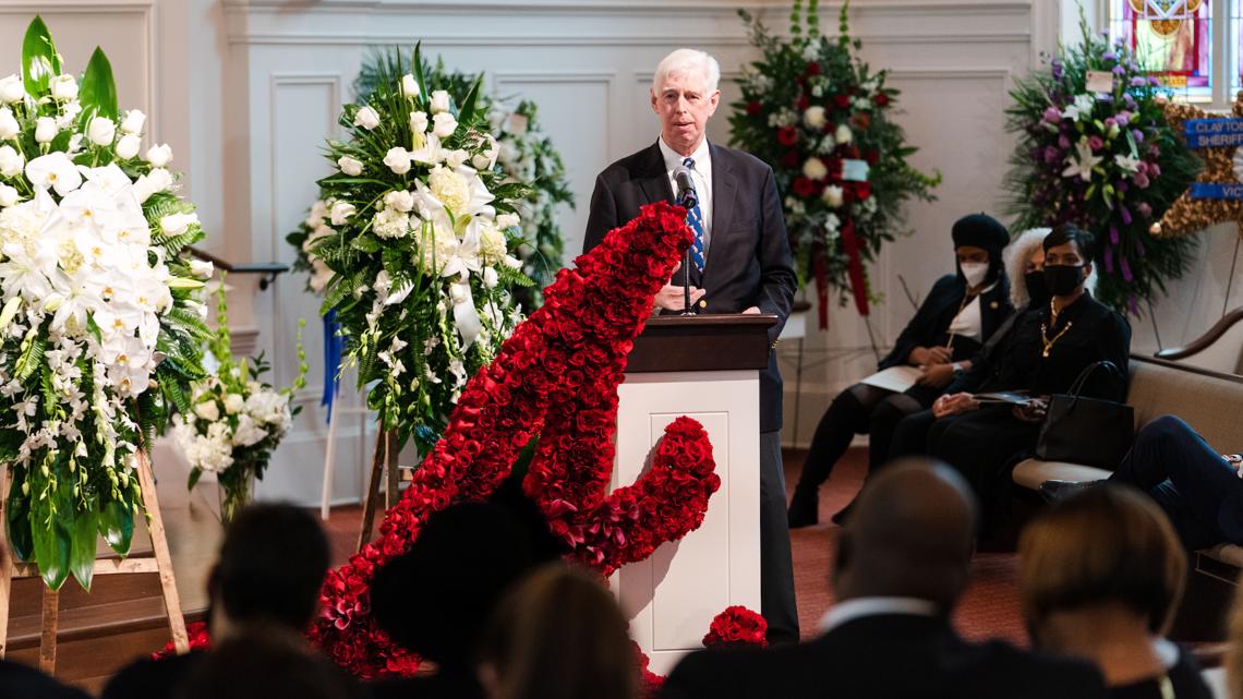 Hank Aaron Funeral, Former President Jimmy Carter delievers remarks