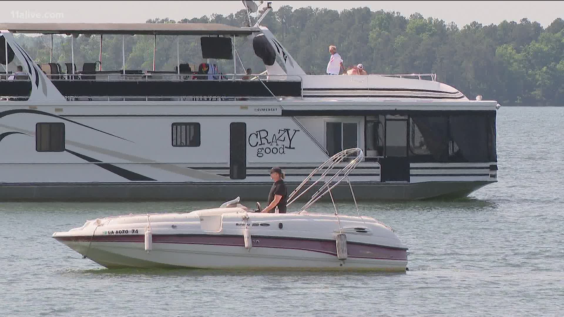 The Ga. DNR said the state is seeing more boat traffic over the past year on Lake Lanier.