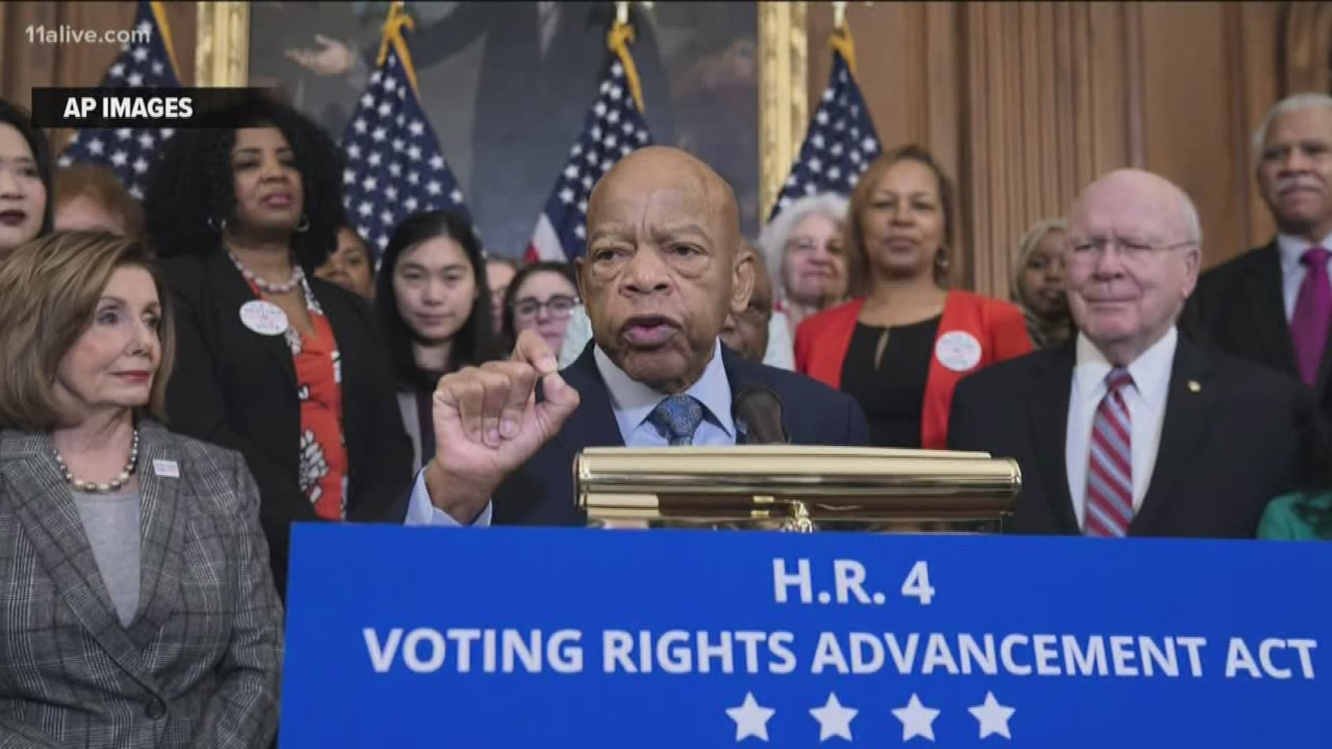 The main provision of the landmark legislation prohibits racial discrimination in elections was struck down by the Supreme Court in 2013.