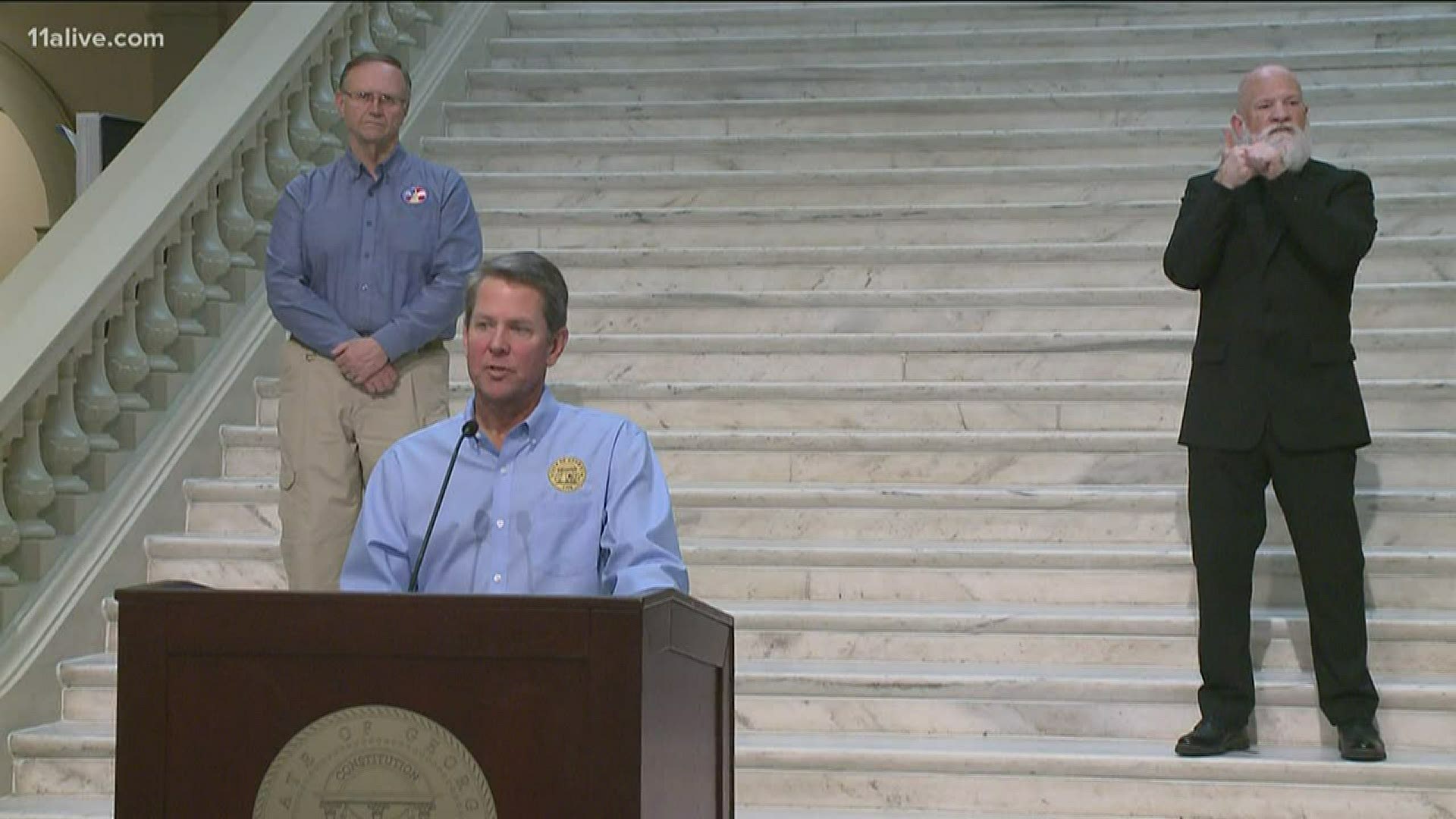 Kemp said he believes that most Georgians are complying with the guidance.