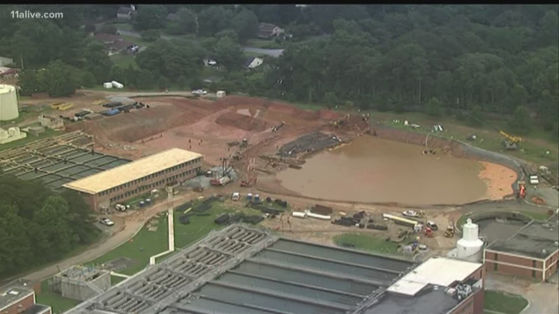 Six flags white water affected by cobb county water main break