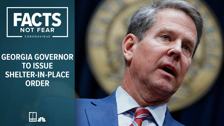 Gov. Kemp to issue statewide shelter-in-place order