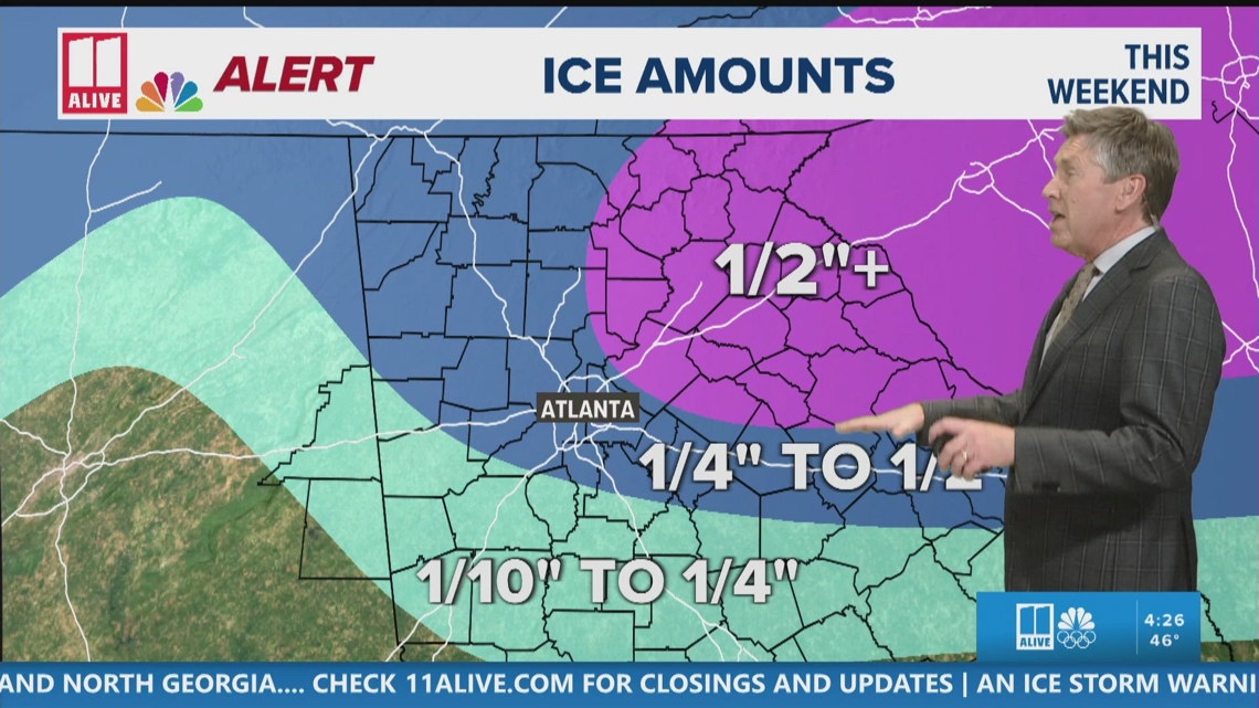Winter storm update at 4:30pm | Tracking winter weather entering north ...