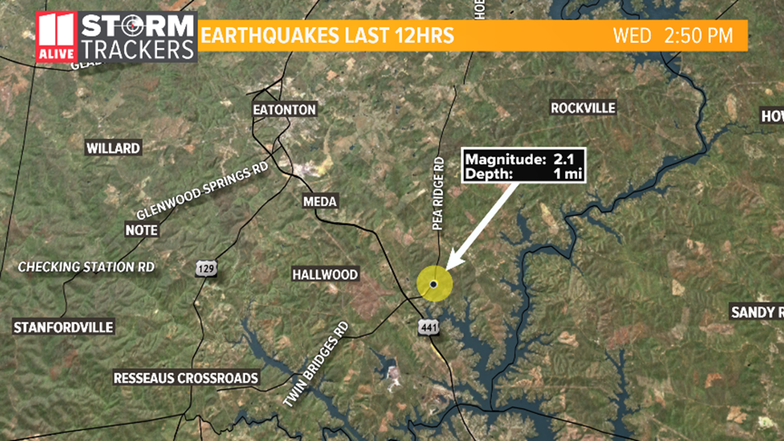 Earthquake reported in Putnam County, Georgia | 11alive.com