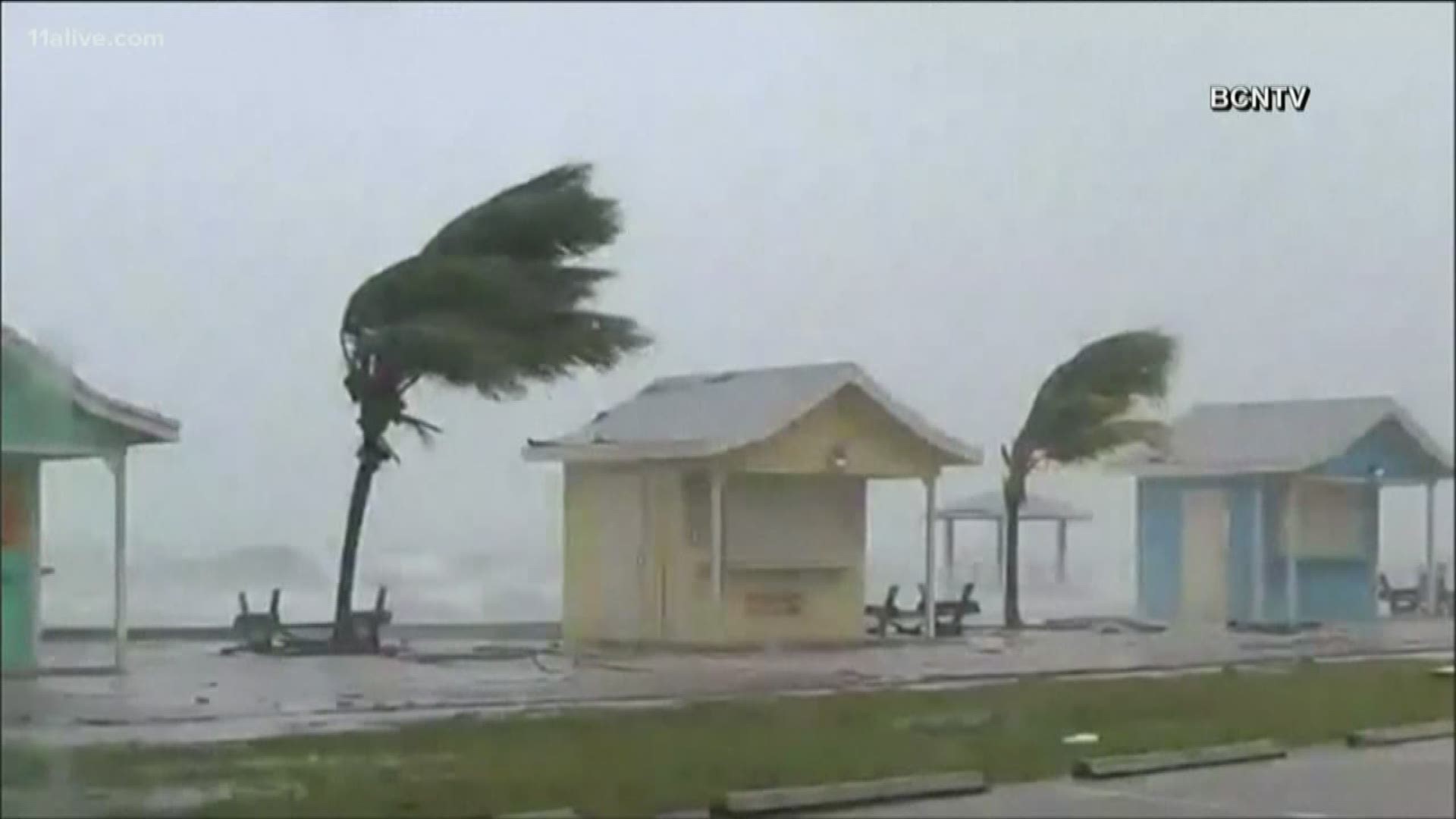 The monster category 5 storm tore through the Bahamas Sunday, as it begins to move to the US east coast.