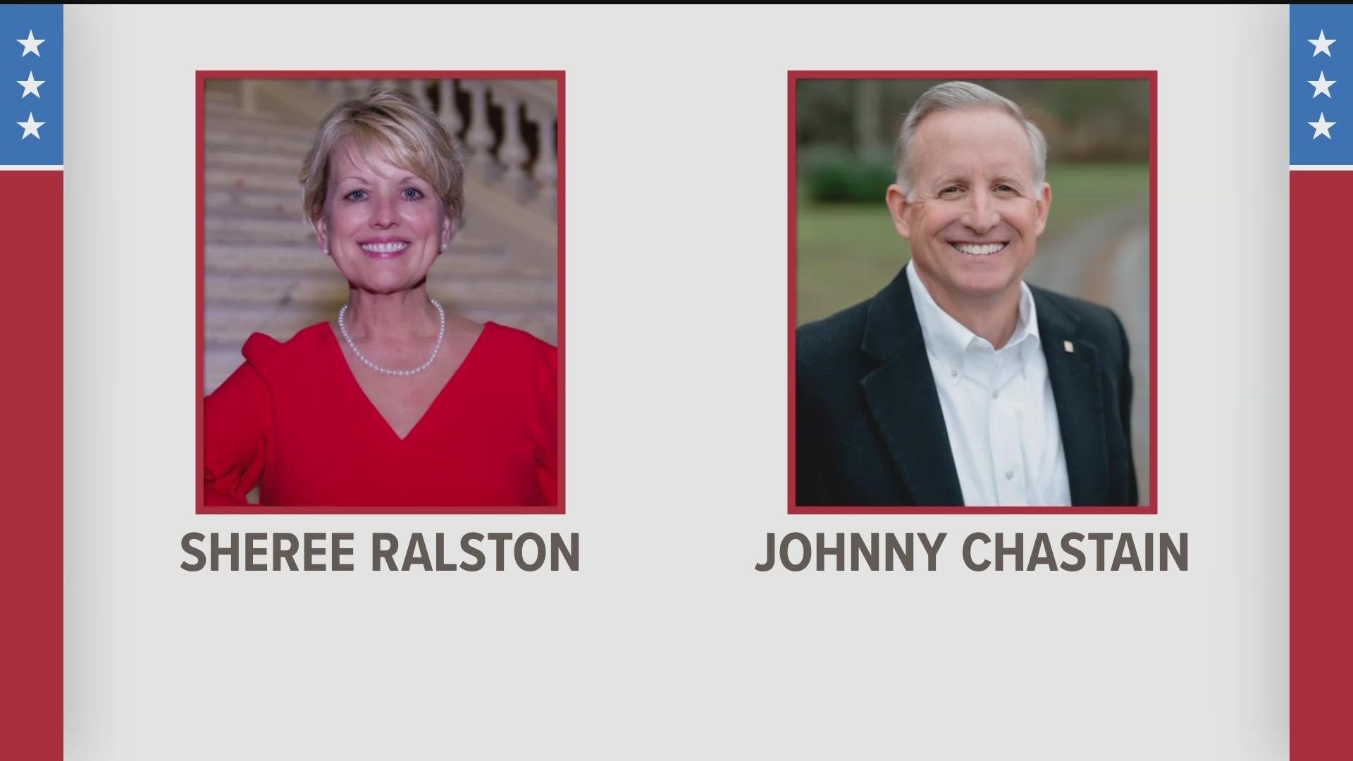 A north Georgia banker defeated the widow of late House Speaker David Ralston to win Ralston's old House seat in a Republican runoff Tuesday.