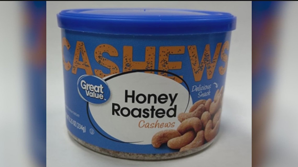 Great Value honey roasted cashews recalled | 11alive.com