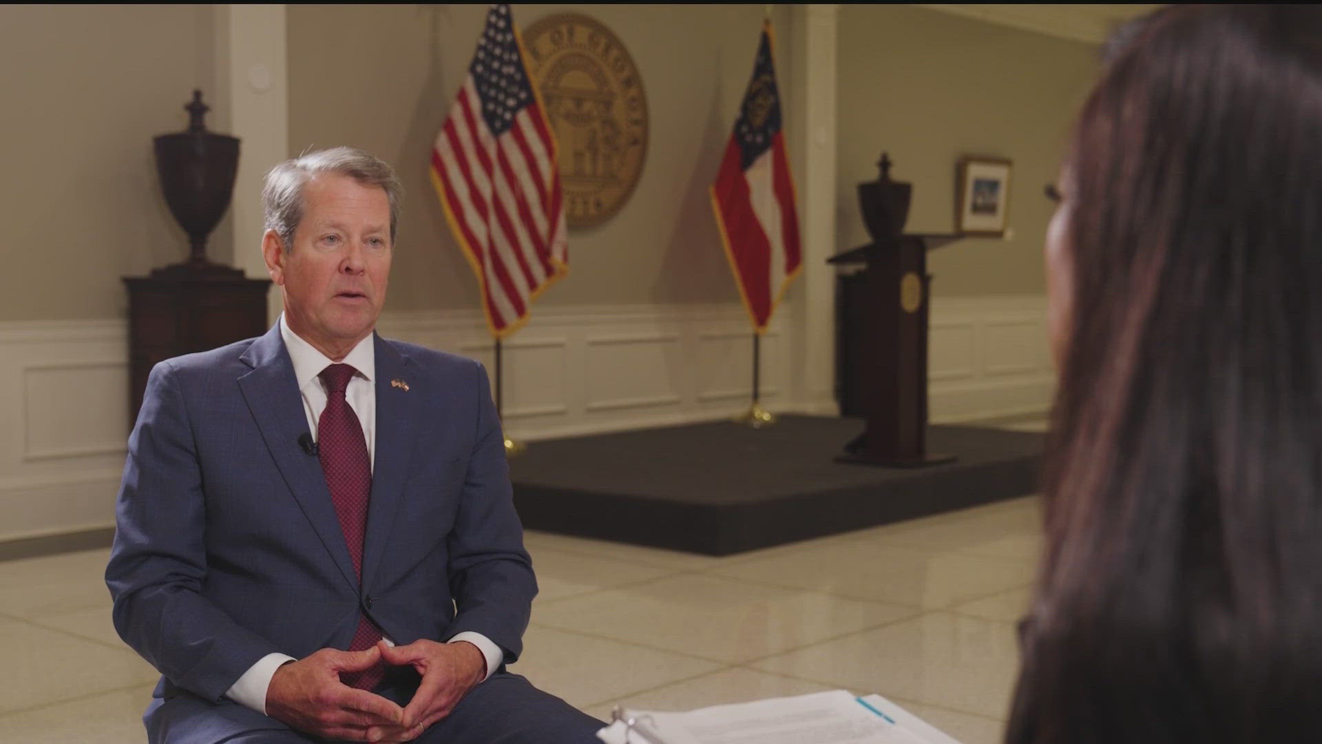 Georgia Gov. Brian Kemp sat down with 11Alive and discussed whether he would be supporting Donald Trump for president amidst their rocky relationship.