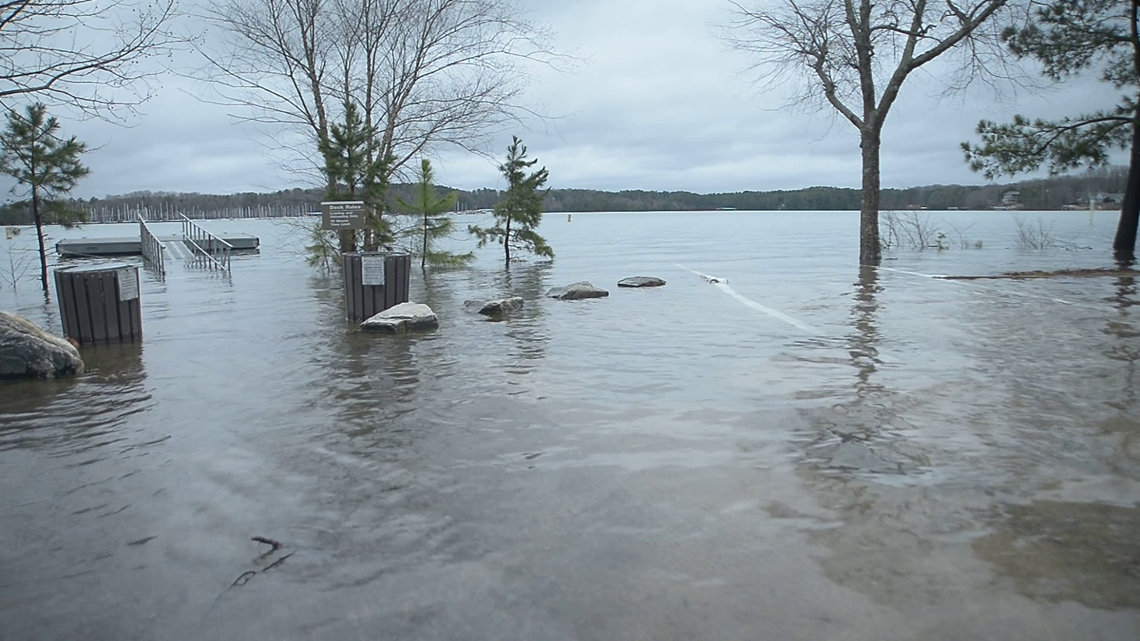 Lake Lanier water levels dramatically rise in just a week