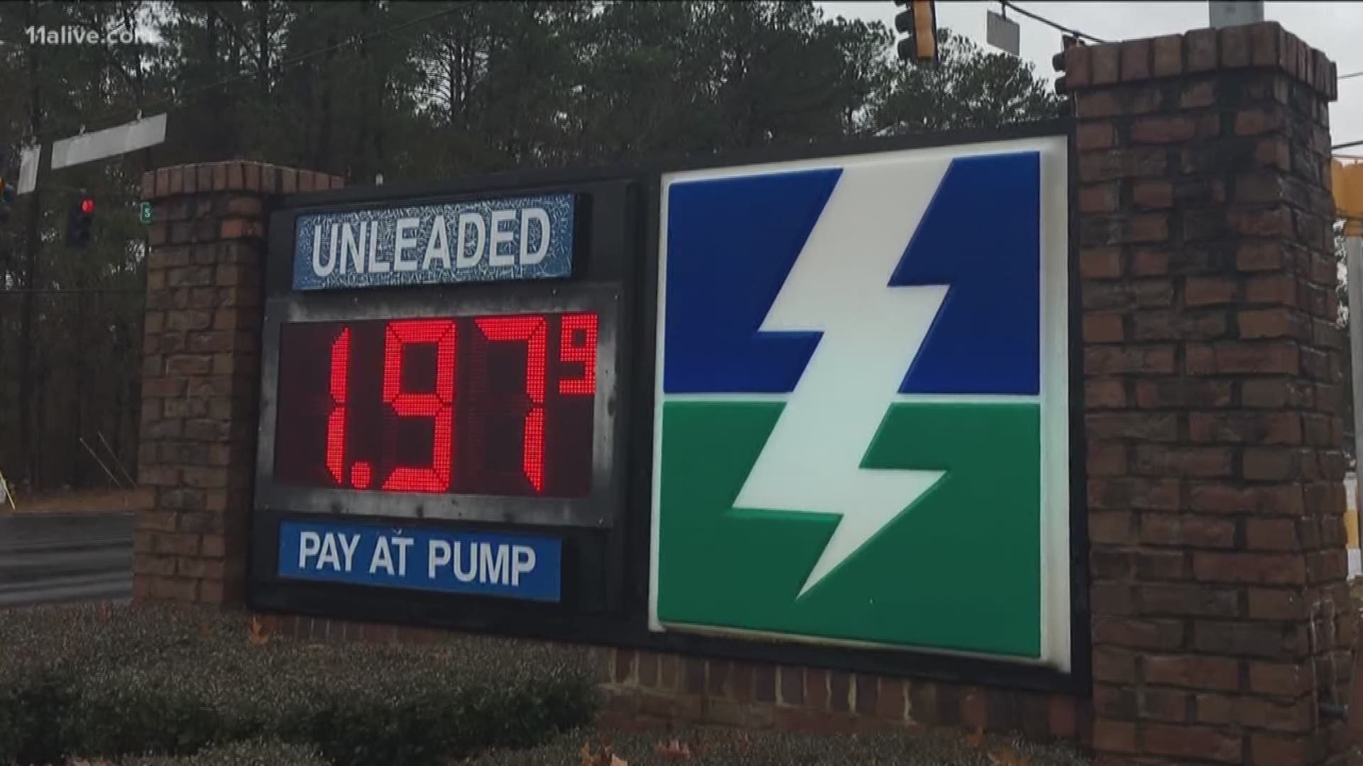Gas prices are falling across Georgia, reaching below $2 in some places.