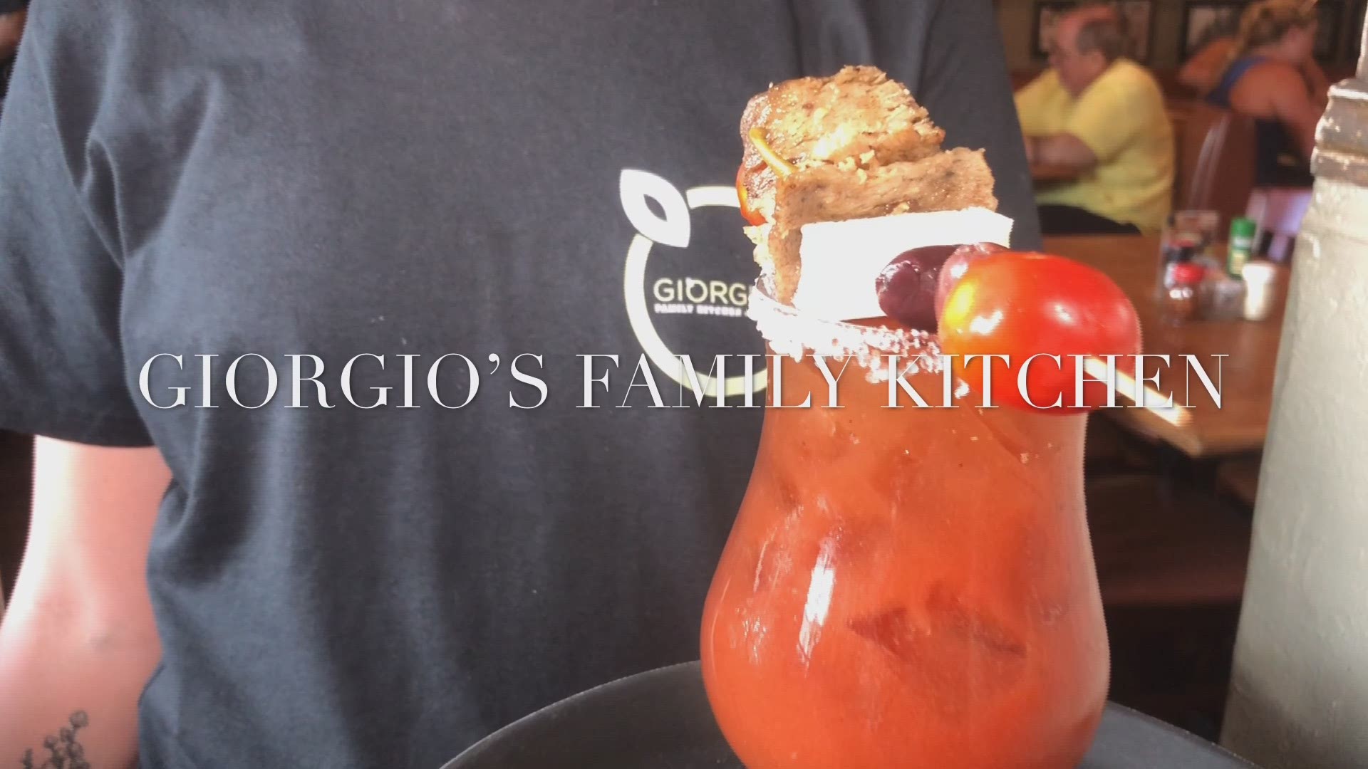 Video of Giorgio's Bloody Greek Cocktail.