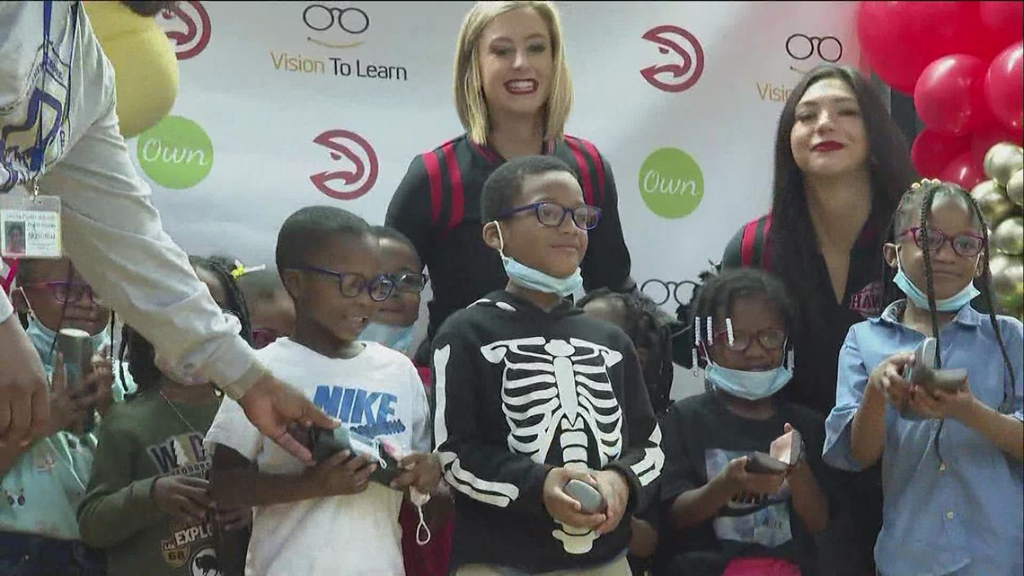 Atlanta Hawks team up with 'Vision to Learn' offering eye screenings and glasses to young students