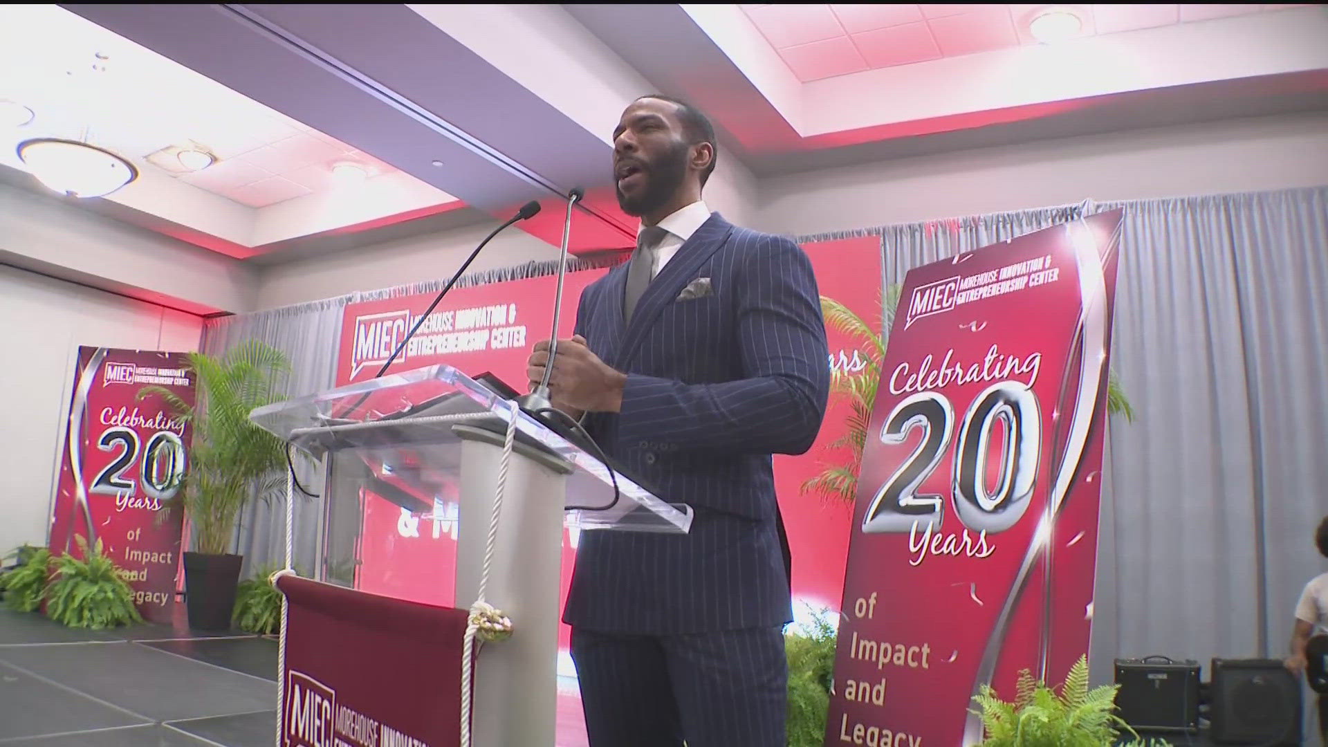 The luncheon celebrated the 20th anniversary of the Morehouse Innovation and Entrepreneurship Center.