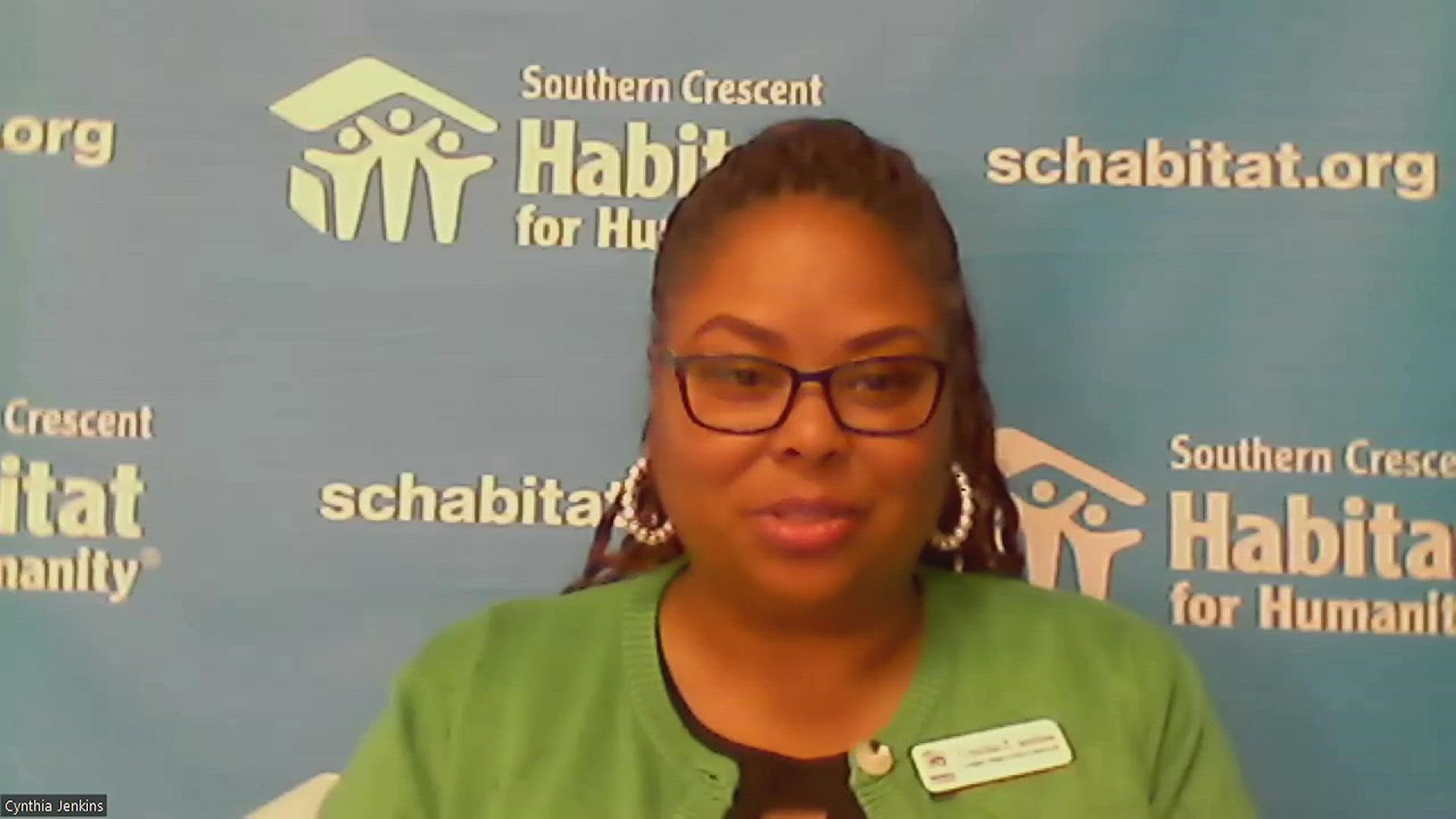 Cynthia Jenkins, the CEO and President at Southern Crescent Habitat tells 11Alive that the donation was a complete surprise.