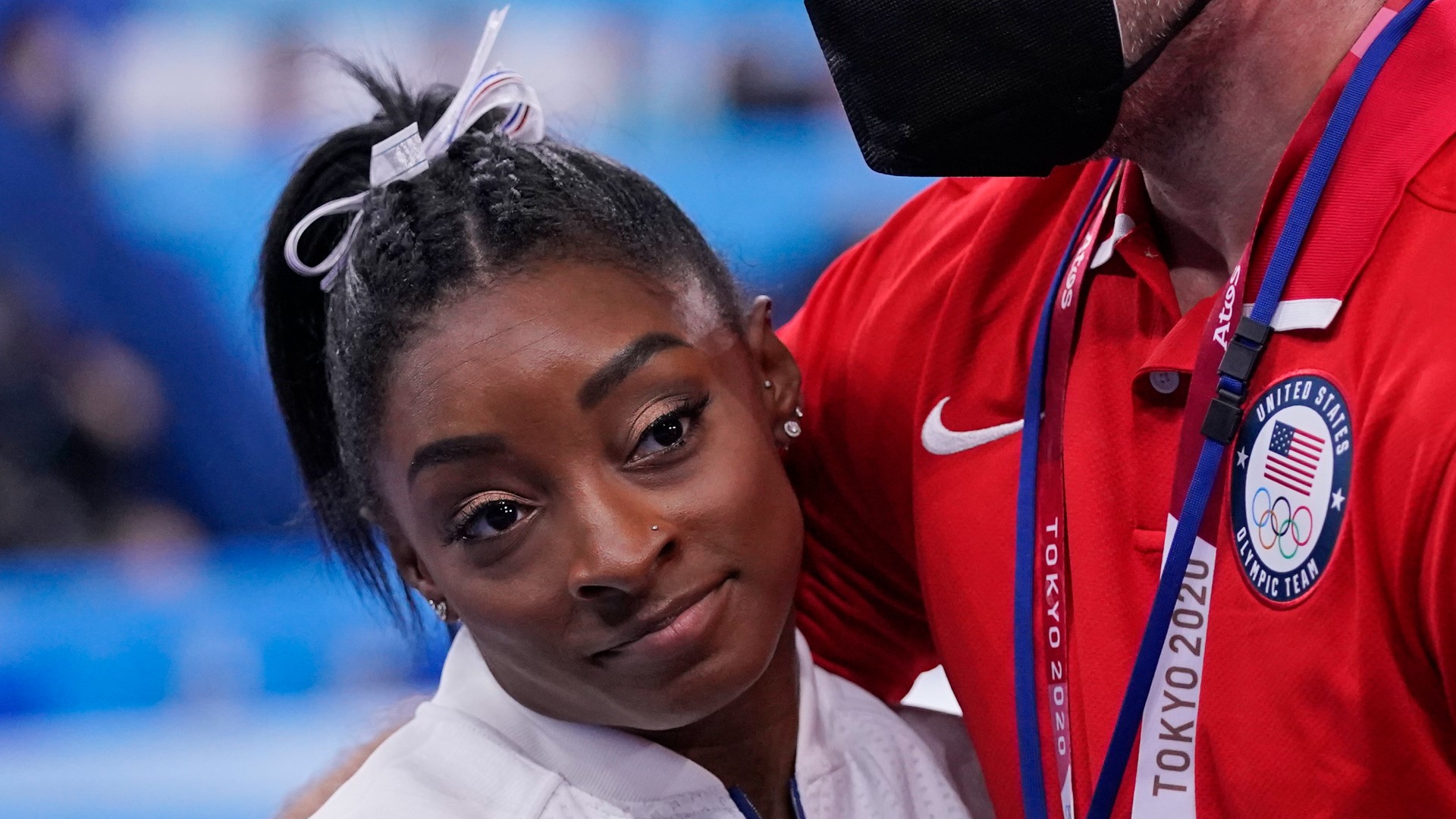 She posted on social media on Monday that she felt the weight of the world on her shoulders. We're rooting for you, Simone!