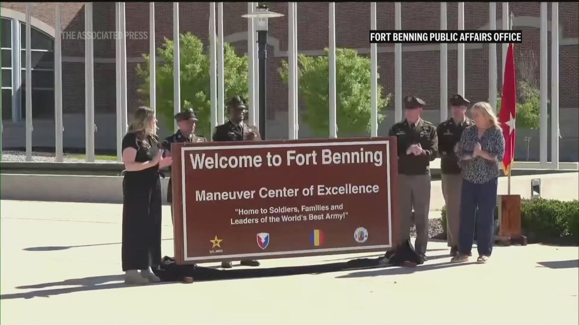 Fort Benning unveils new sign | 11alive.com