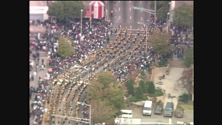Atlanta Braves parade after 1995 World Series win