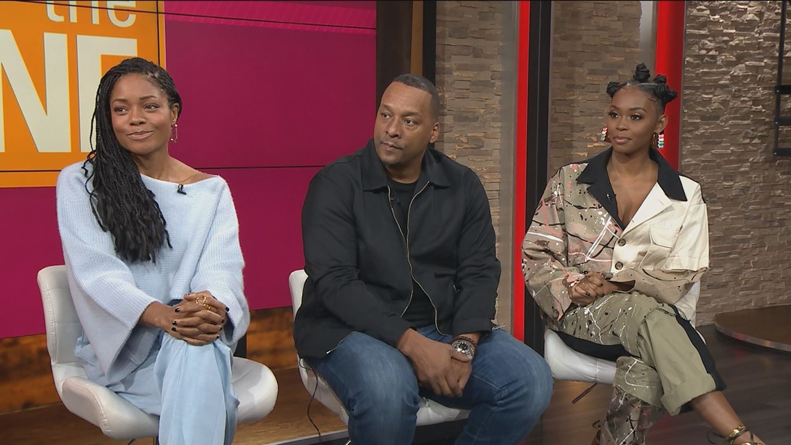 FULL INTERVIEW Black and Blue cast detail movie