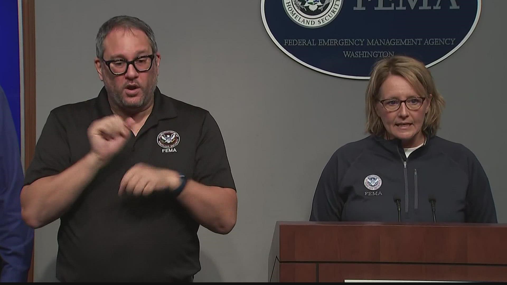 More than 160 people, representing 30 federal agencies, are working inside the Regional Response Coordination Center at FEMA Region 4 headquarters in Atlanta.