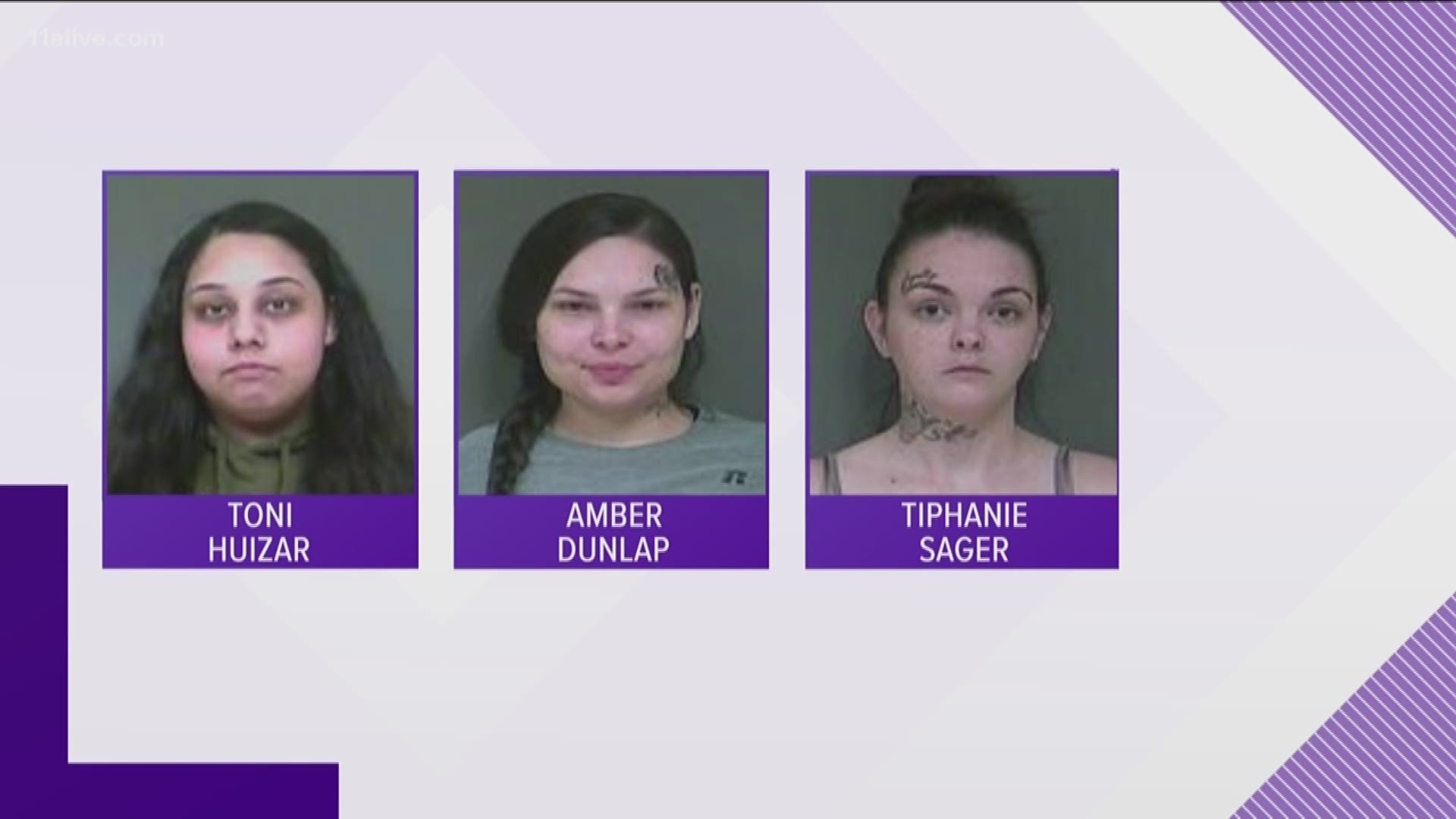 The three are accused of stealing credit cards, checkbooks and other items in Georgia, and they allegedly taunted law enforcement before getting caught.