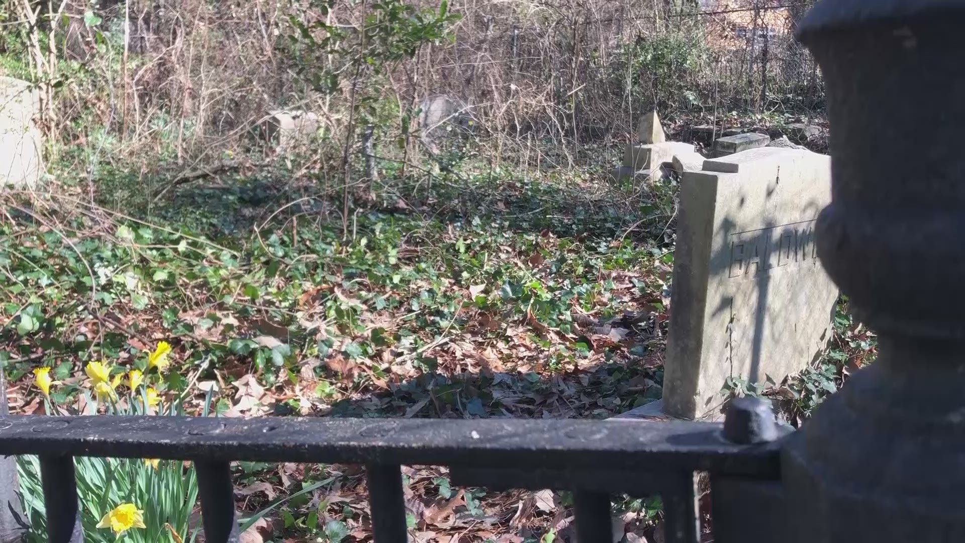 Neglected cemetery of legacy Atlanta family draws the attention of local residents.