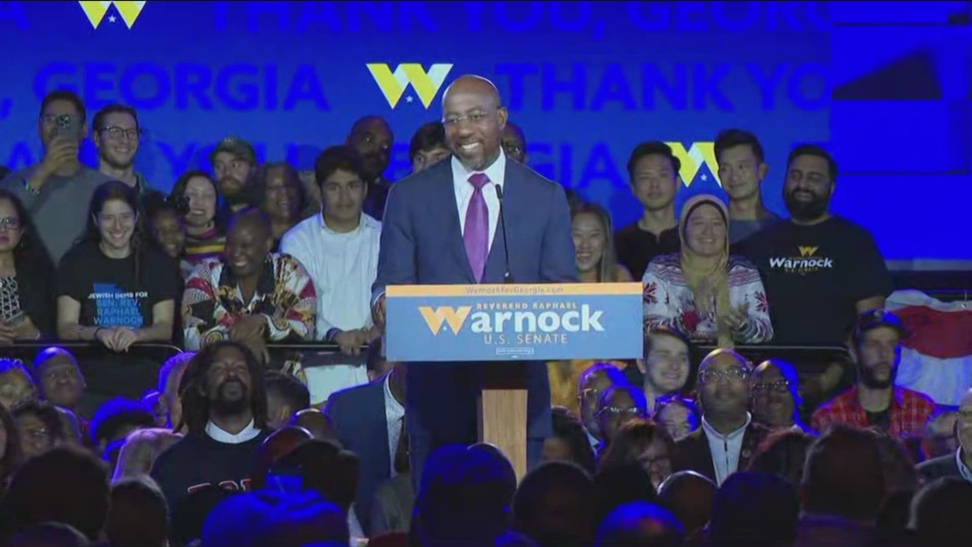 Sen. Raphael Warnock is the first African American to seal the US Senate seat for the next six years
