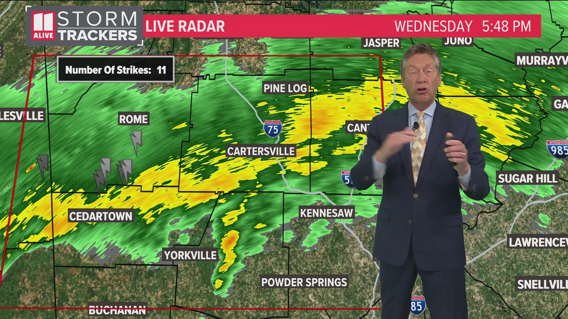 The 11Alive StormTrackers are tracking the next rain system moving our way. Here's the latest on your forecast.