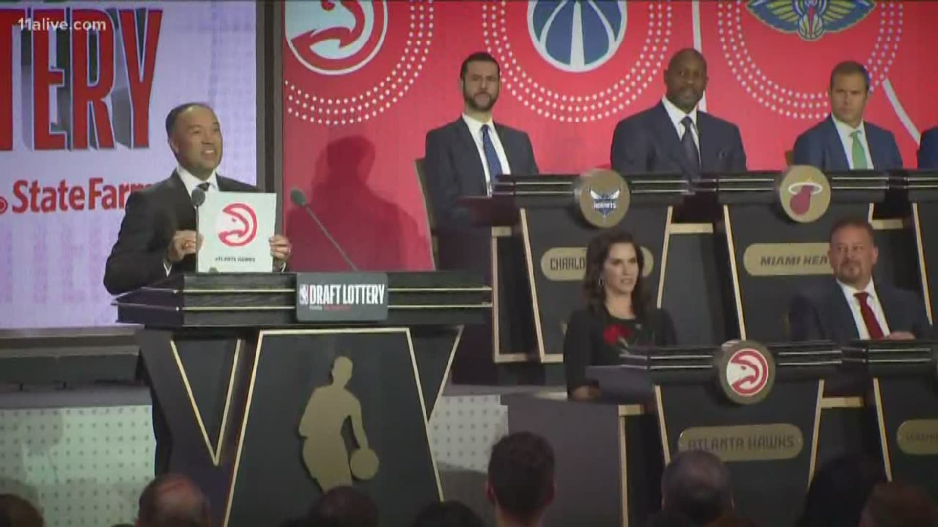 The NBA draft is going down tonight. The Atlanta Hawks have three first round picks.