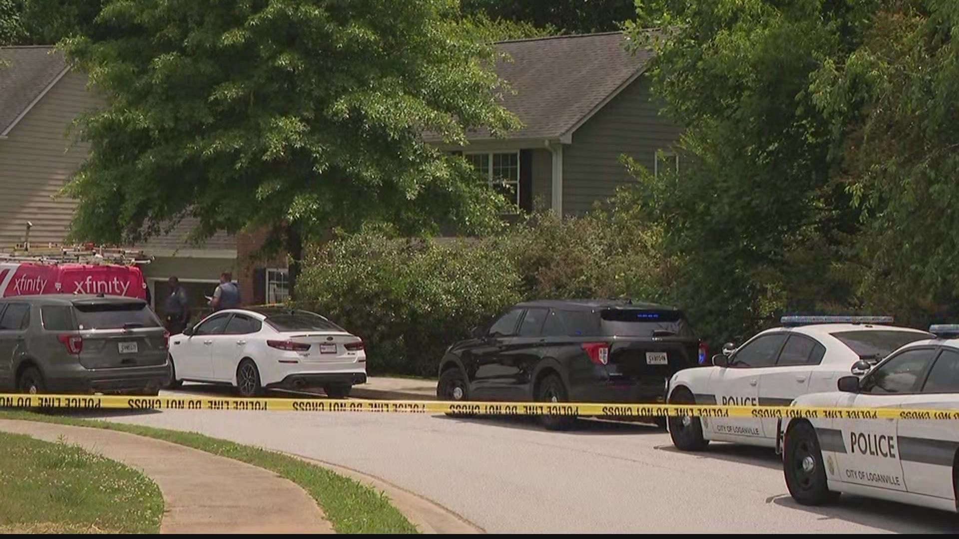 Loganville Police officers are investigating a murder-suicide at a home on Lakeside Court Monday.