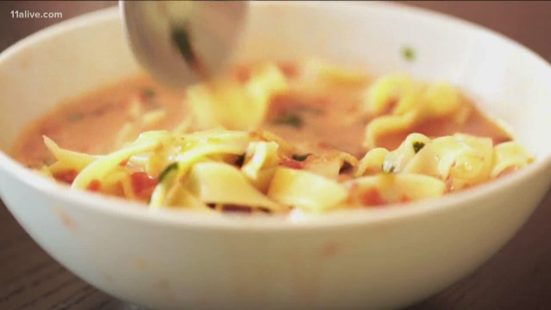 Nutritionists say chicken noodle soup has healing powers