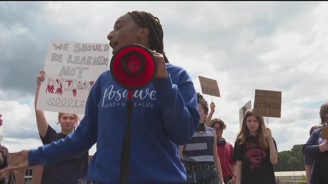 Students demand gun safety measures in wake of Apalachee High School