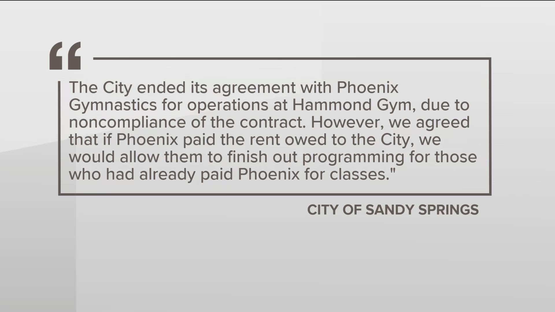 Phoenix Gymnastics has been operating since August 2019.