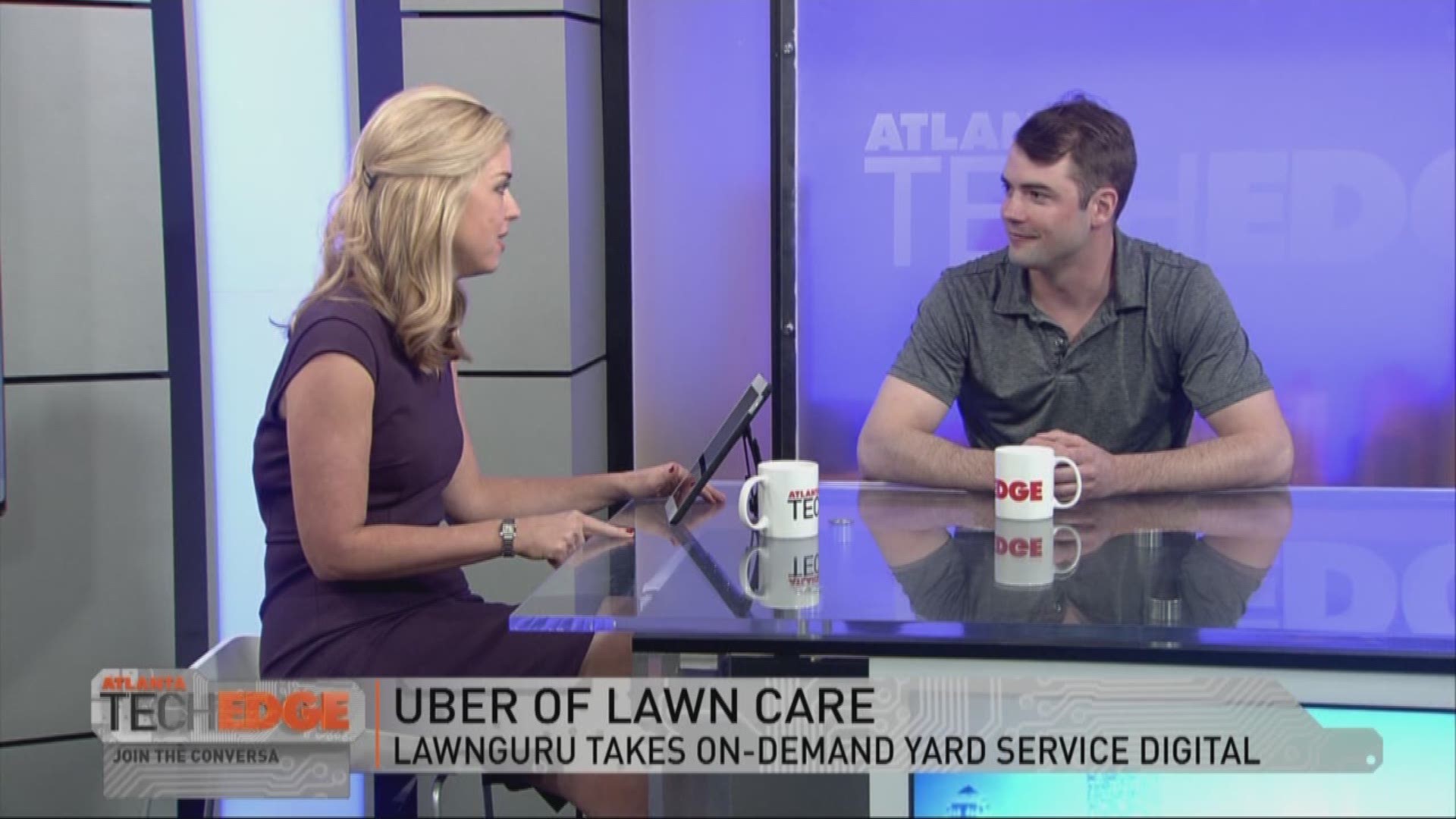 Cara talks to the co-founder of LawnGuru- the Uber of on-demand lawn care service. Plus, Atlanta's hot startup scene.