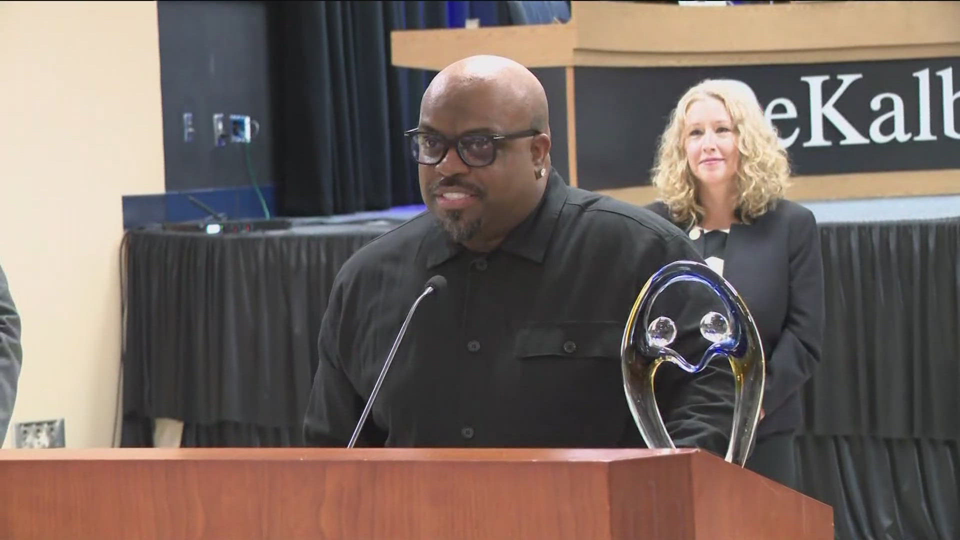 DeKalb County honored local artist CeeLo Green with their highest civilian award today for African American Music Appreciation Month.