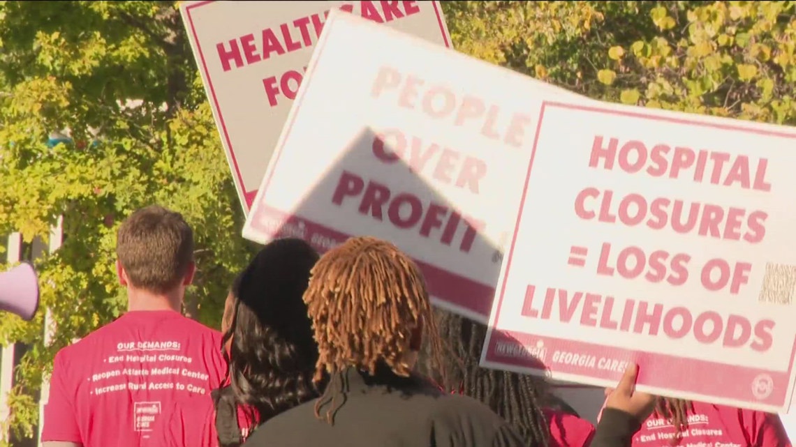 Residents and supporters rally for healthcare services in Atlanta's Old Fourth Ward neighborhood | 11alive.com