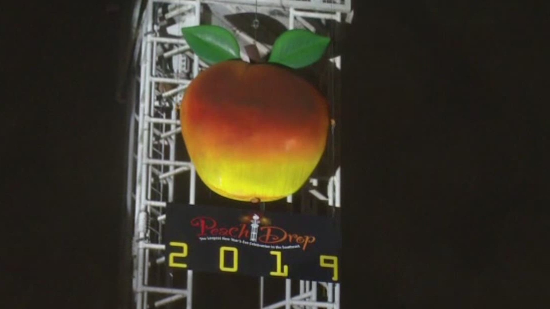 Rain didn't stop Atlantans from ringing in the New Year with music, fireworks and, of course, the Peach Drop!