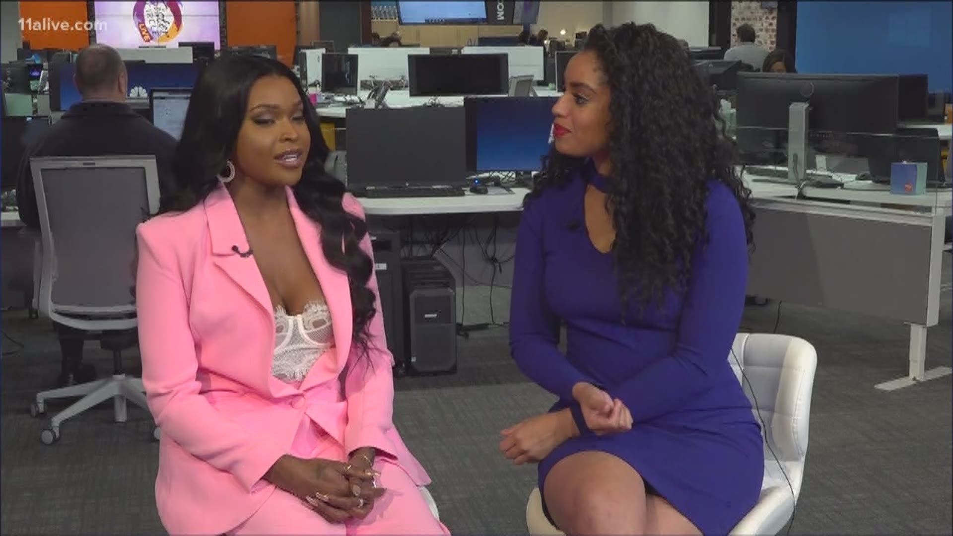 Amiyah Scott said Atlanta is a great place to film.