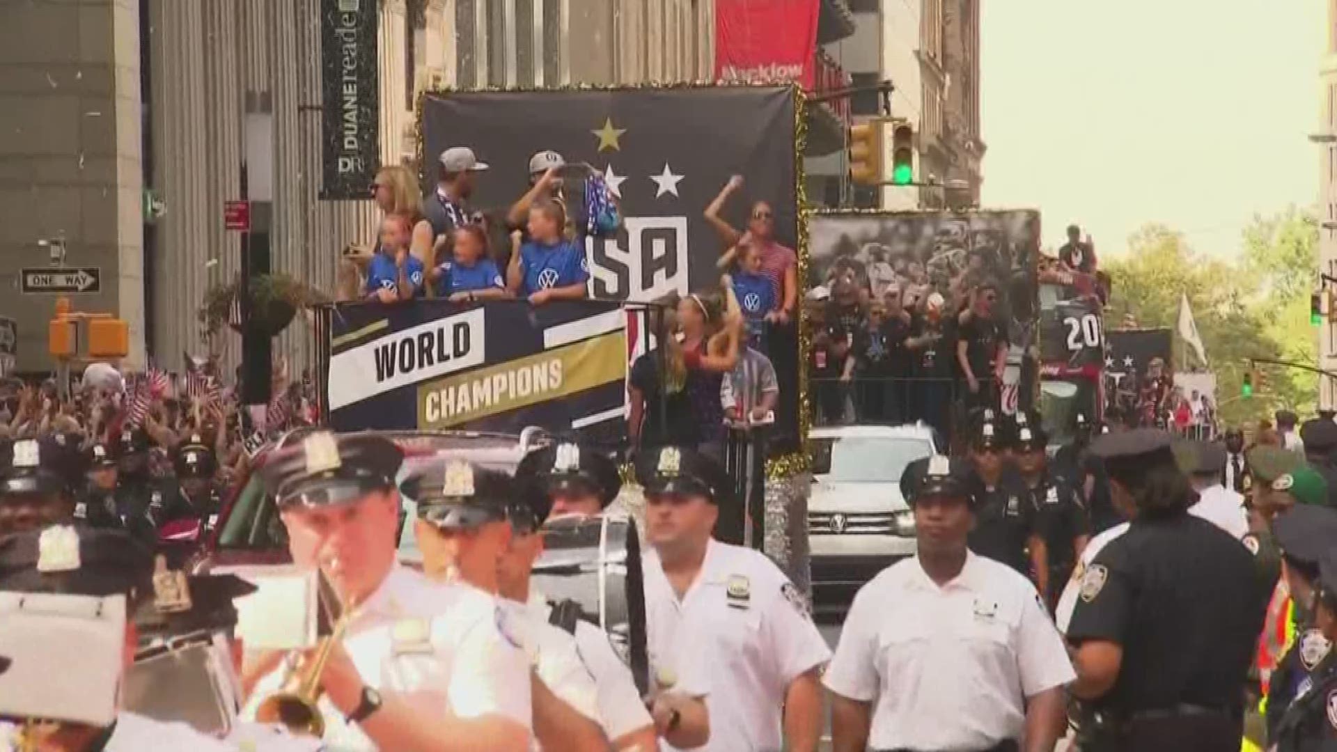 This is the team's 2nd consecutive title. The team had a championship parade in New York City to commemorate the victory.