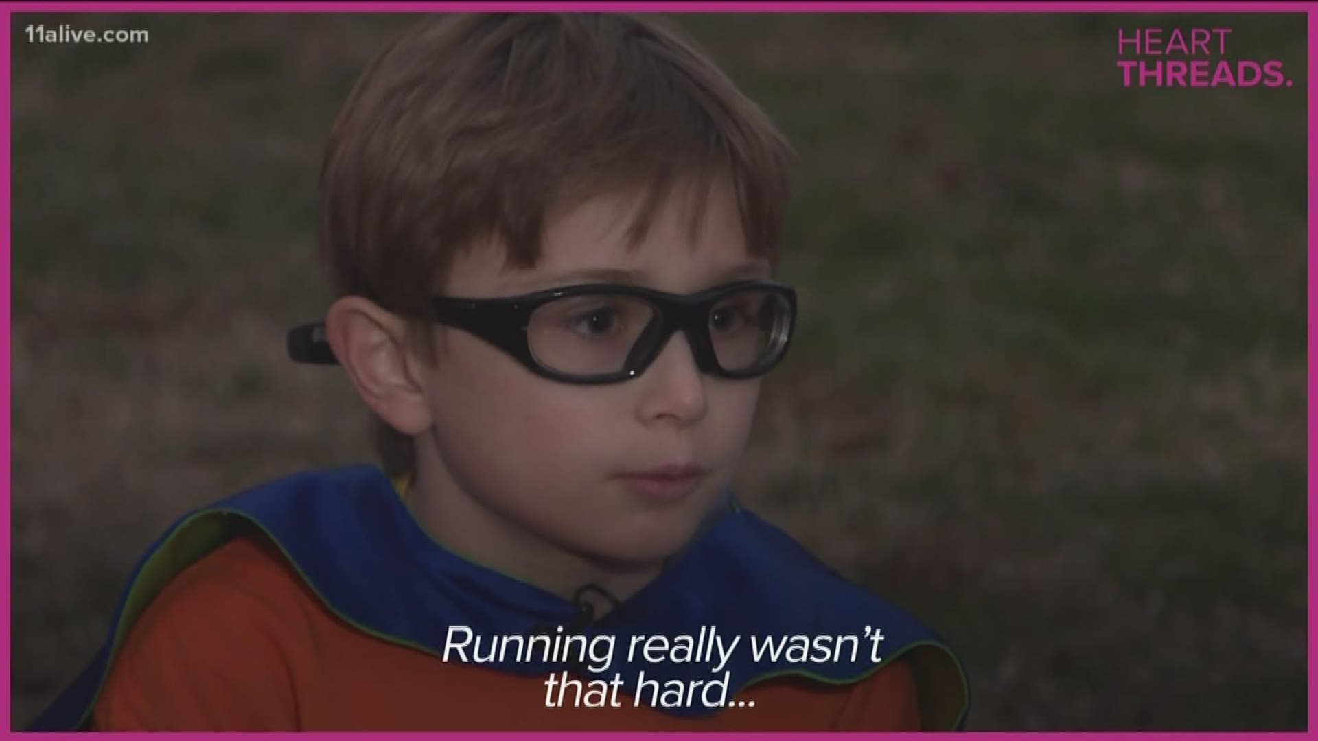 He ran in 5ks  and 10ks and has ran more than $60,000 for kids with cancer.