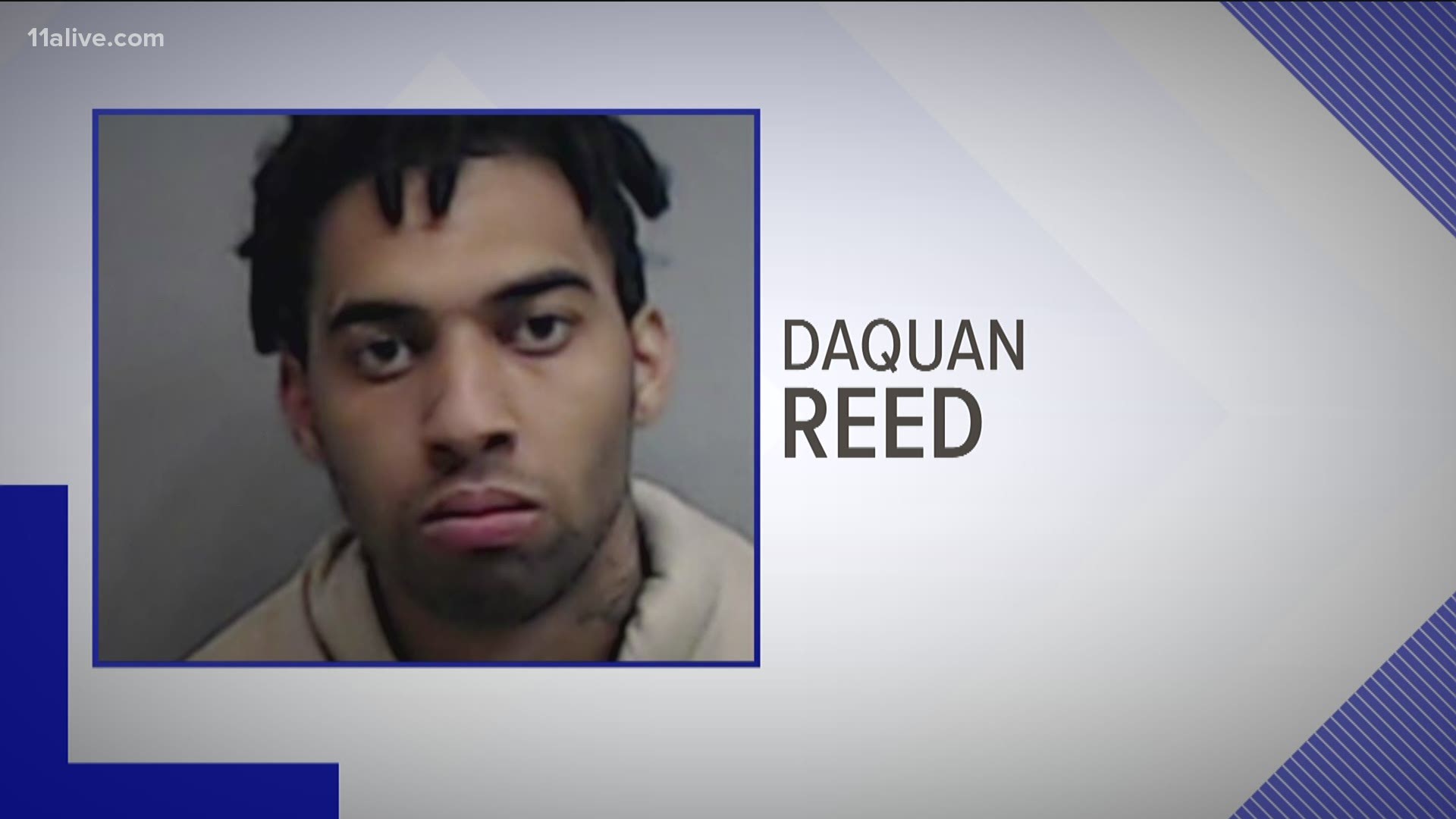 Daquan Reed, 24, had been wanted in connection to the Dec. 21 shooting. He was caught Jan. 6 in Hampton, Virginia and taken into custody.