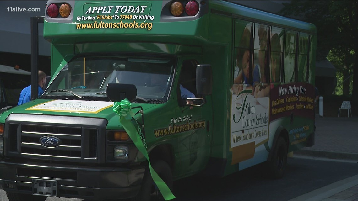 Fulton County unveils Gus The Bus | 11alive.com