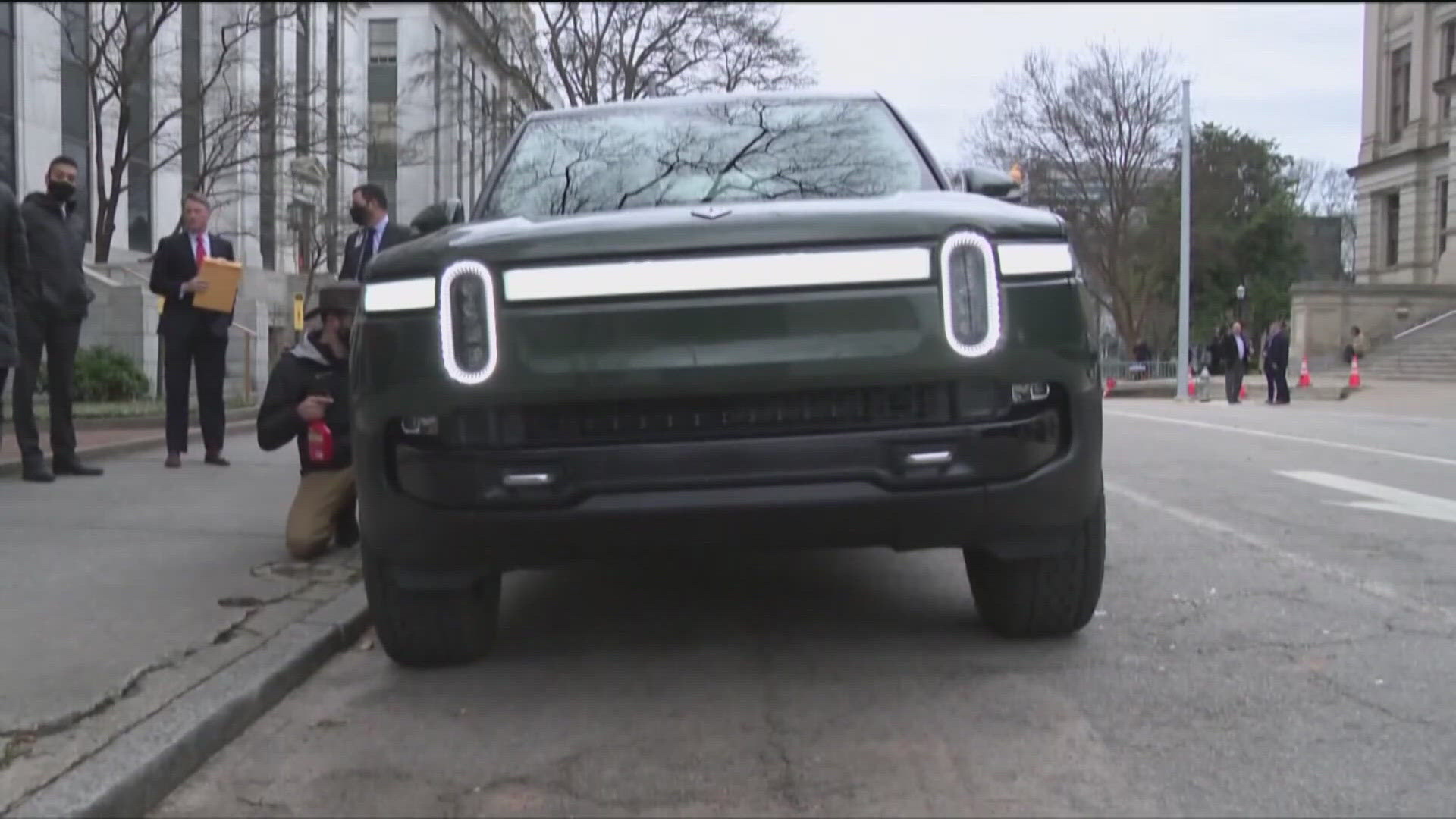 Rivian put the project -- billed as a signature economic development achievement by Gov. Brian Kemp at the time of its announcement -- on hold earlier this year.