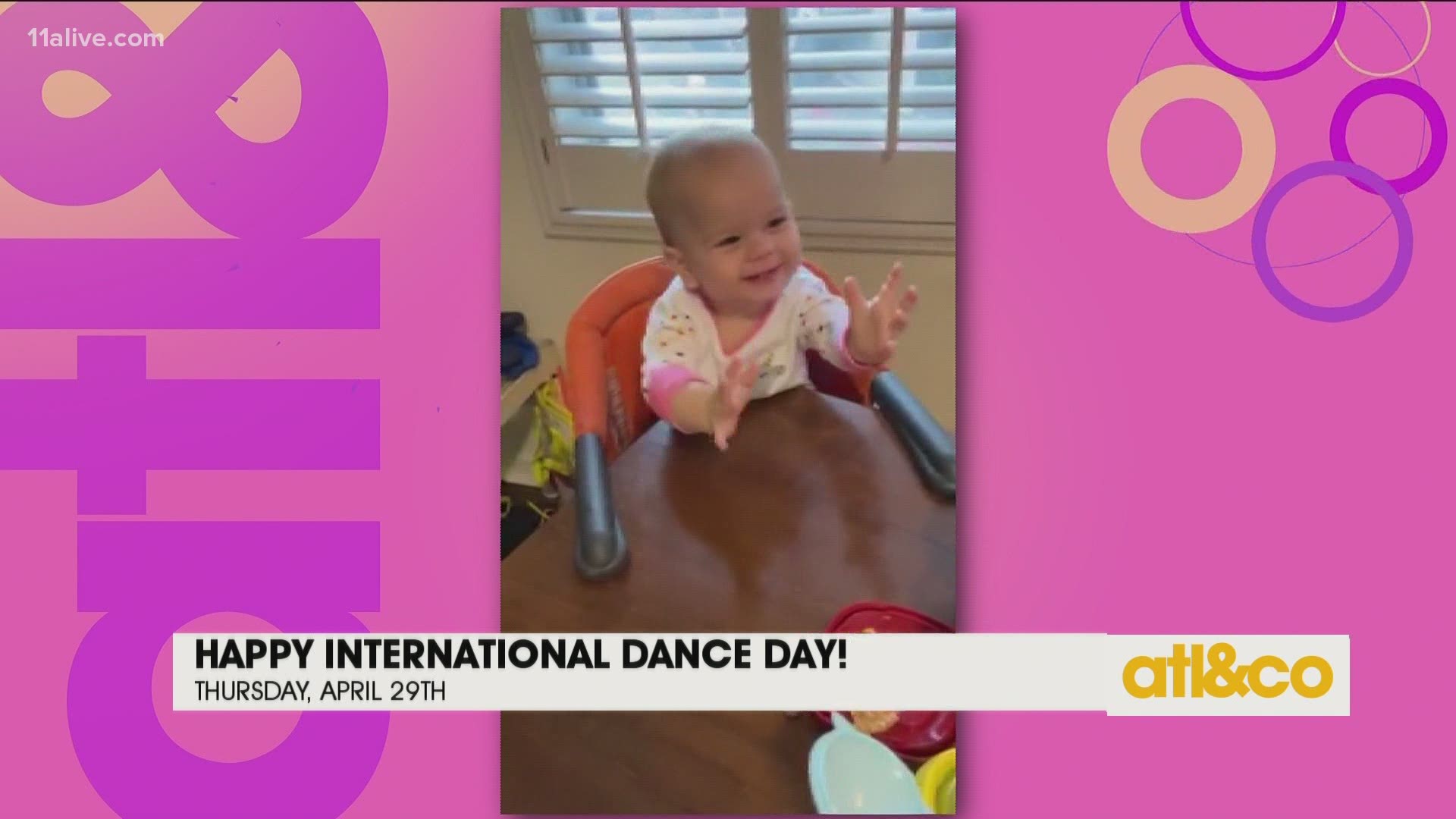 Dance it out this International Dance Day! We're celebrating with our tiny dancer little Liza Kneer.