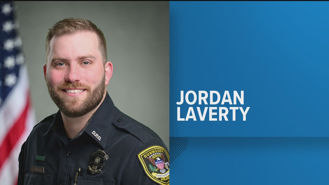 Funeral Today For Dunwoody Officer Father Of 4 Jordan Laverty Funeral today for dunwoody officer father of 4 jordan laverty