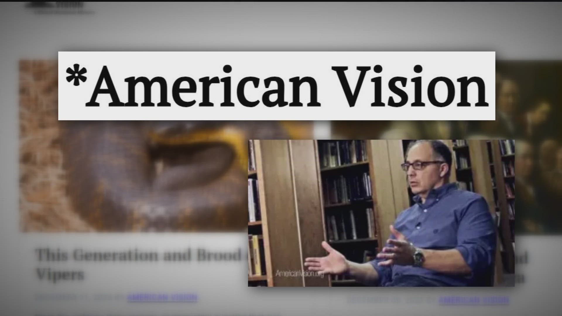 There are concerns that the administrators are connected with "American Vision."