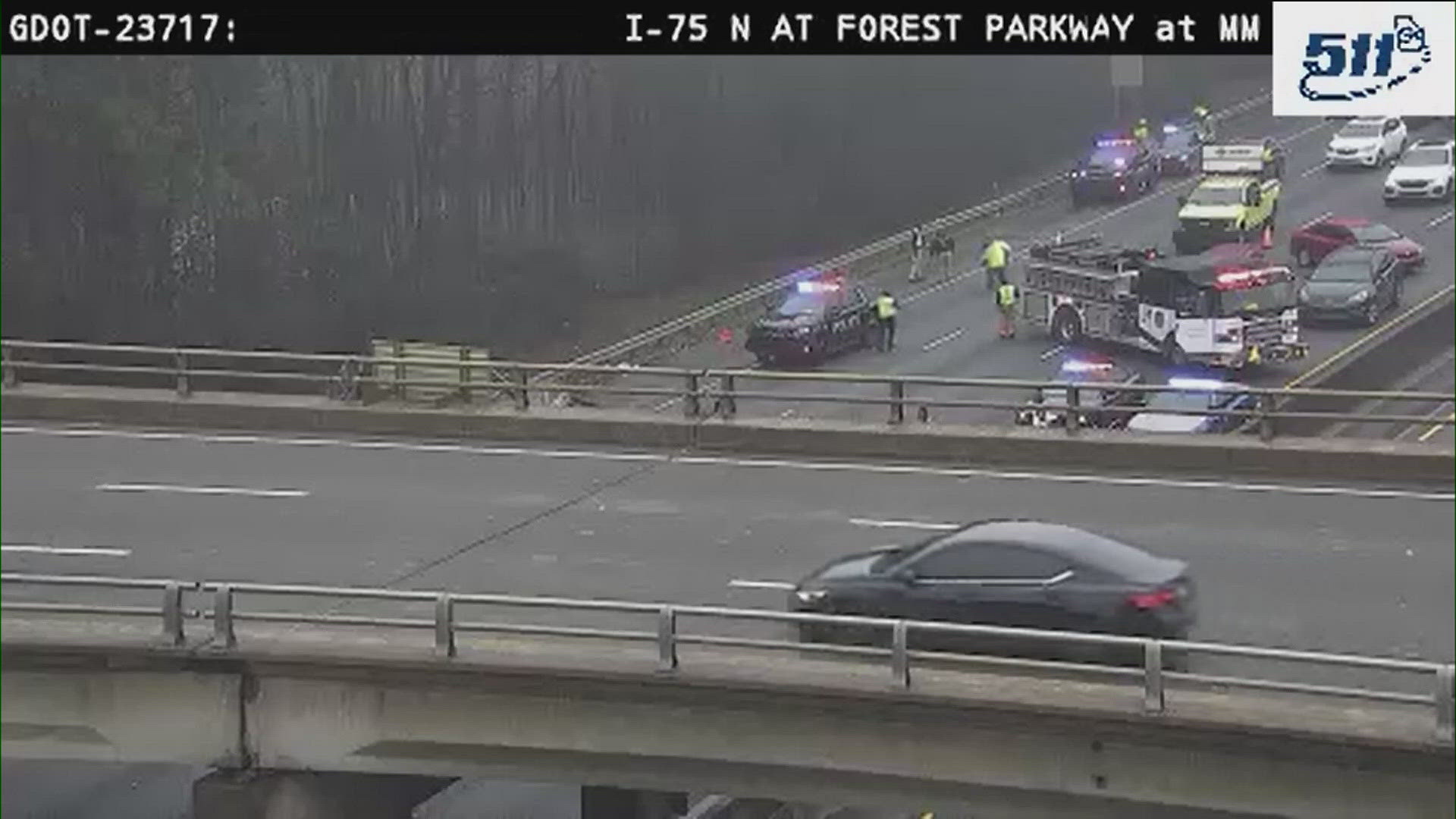 3 people taken to hospital after crash on I-75 | 11alive.com