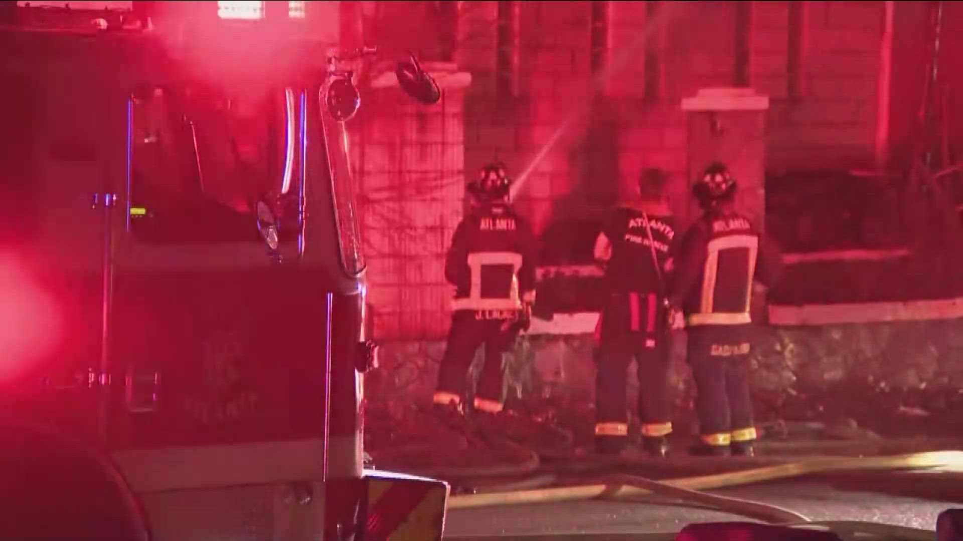 Two victims were discovered after a fire at a NW Atlanta church.