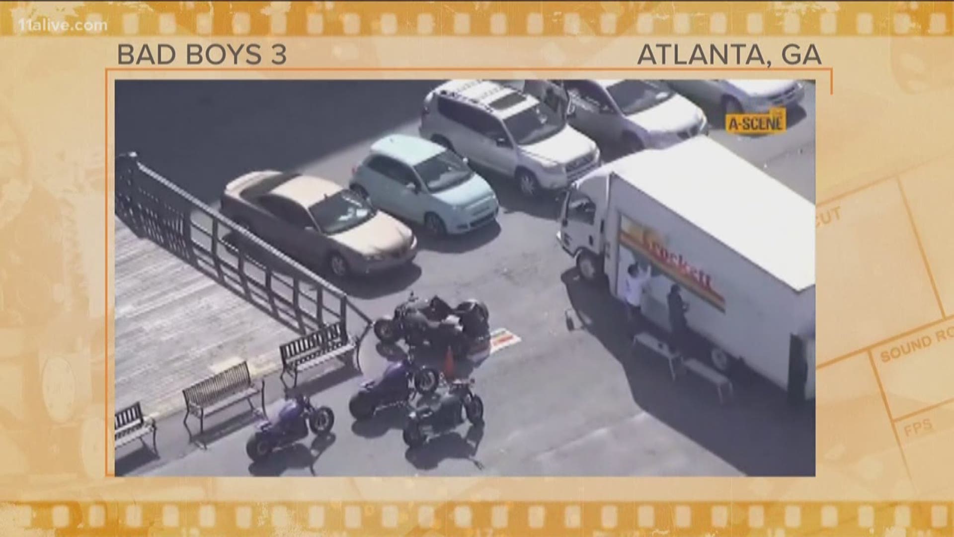 We caught Bad Boys 3 filming at the Atlantic Station overnight.