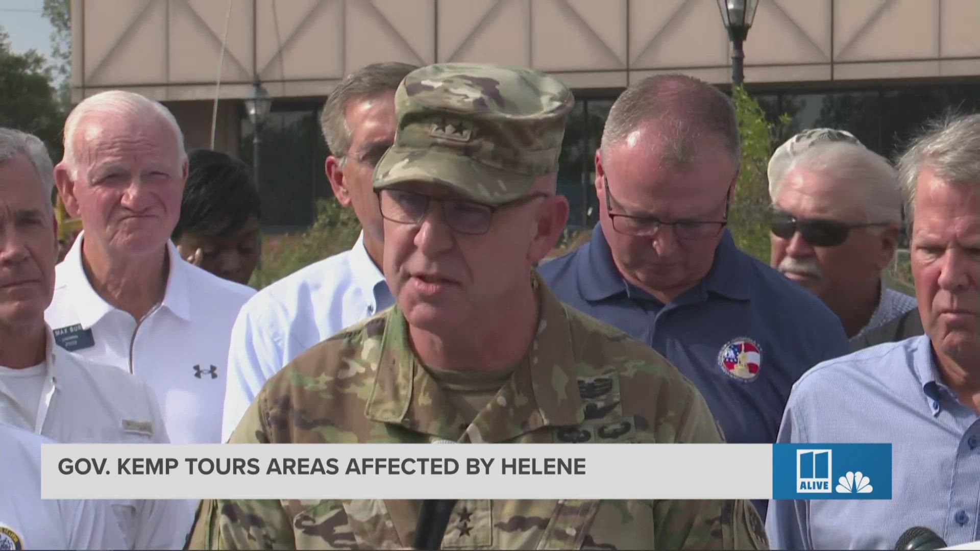 National Guard officials described recovery efforts underway in Georgia on Monday, September 30, 2024.